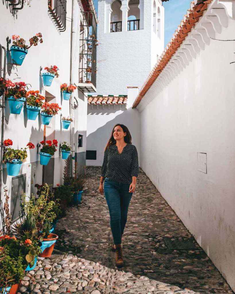 Bairro de Albaicín em Granada