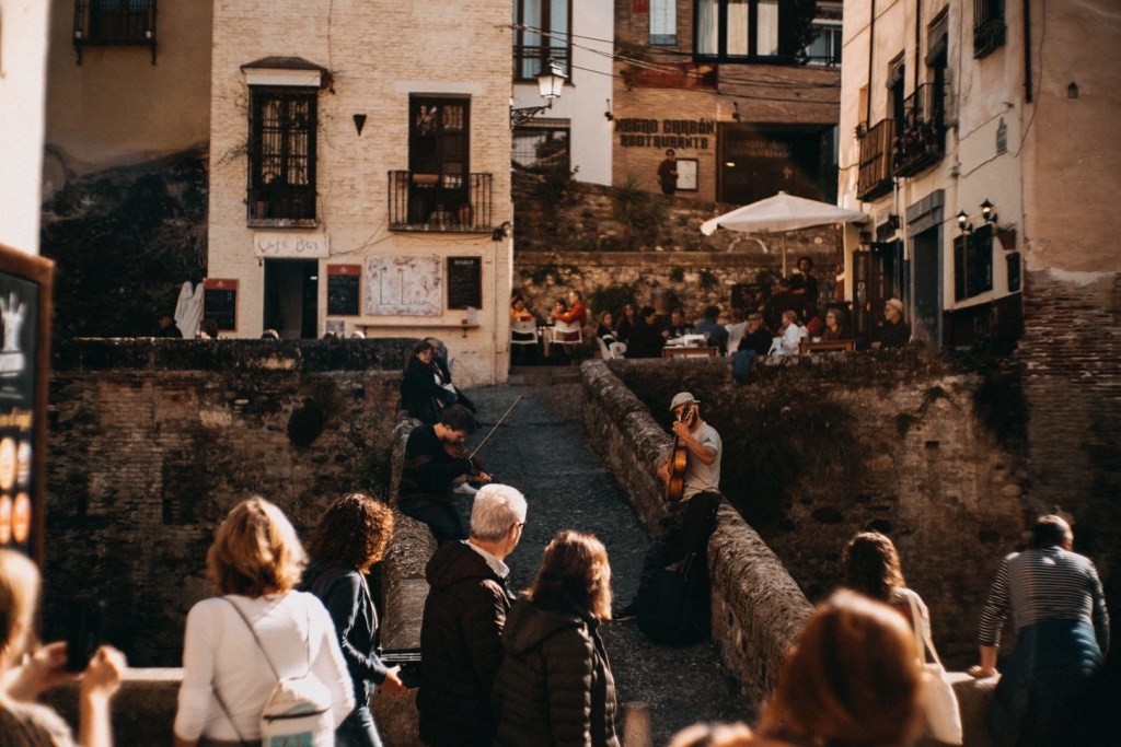 paseo de los tristes, Sacromonte  em Granada