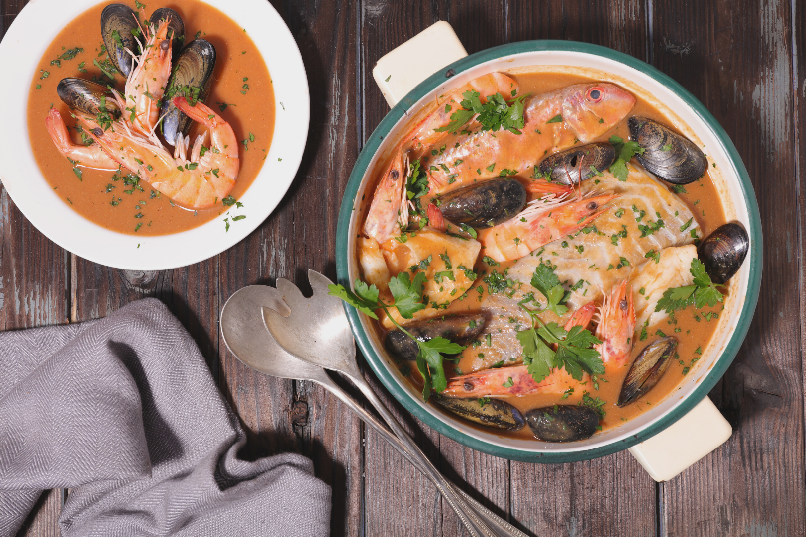 Bouillabaisse em Une Table au Sud Marseille