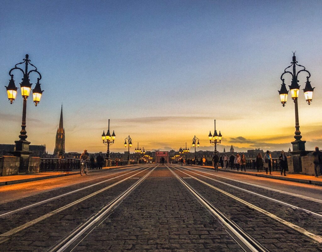 Pont de Pierre em Bordeaux