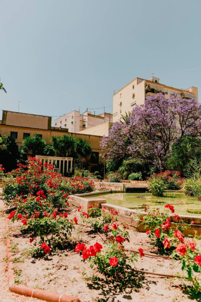 Jardim de La Paz em Xàtiva