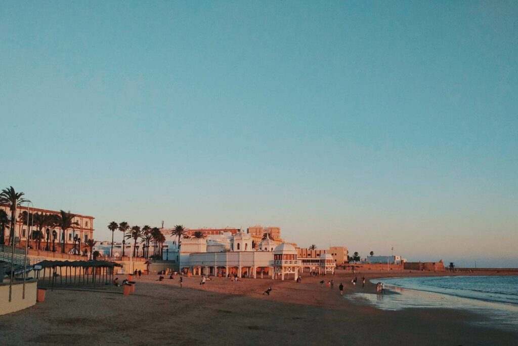 Playa la caleta em Cadiz