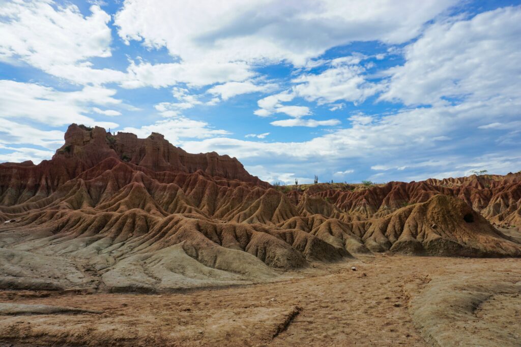 trilha de Cuzco no deserto de Tatacoa