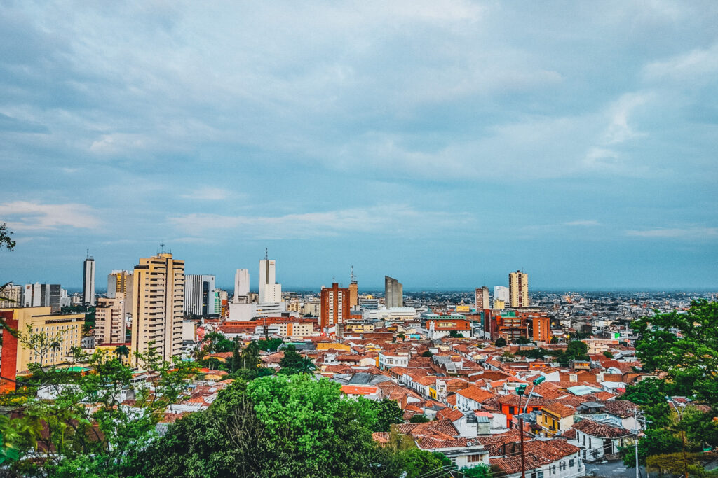 Cidade de Cali na Colômbia