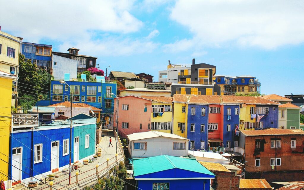 Valparaiso around Viña del Mar Chile