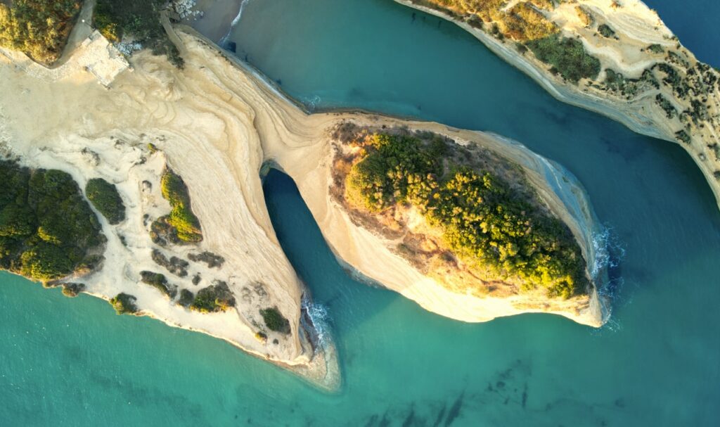 canal d'amour une des plus belles plages à voir à corfou