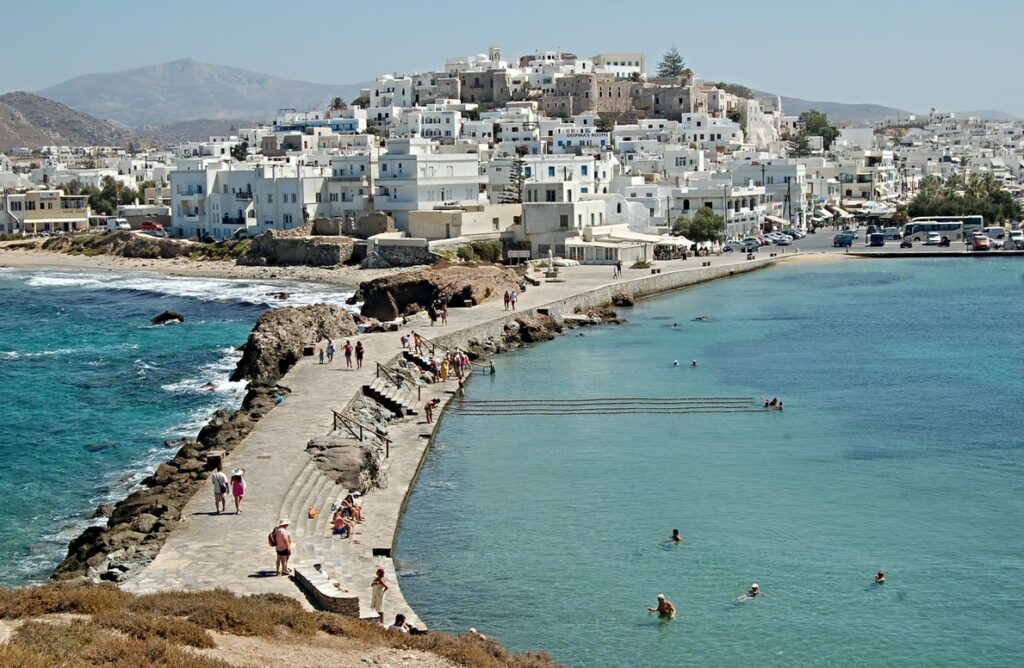 vue sur Chora, que voir à Naxos