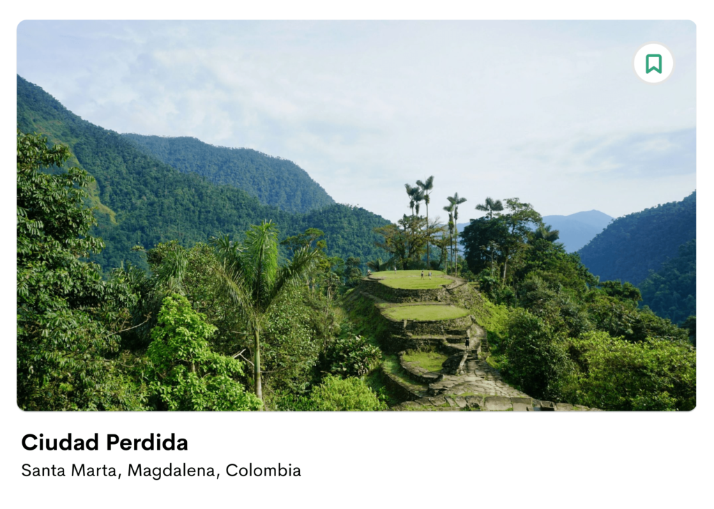 cidade perdida para ver na colômbia