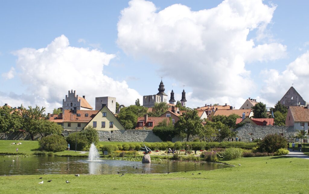 almedalen Île de Gotland Suède