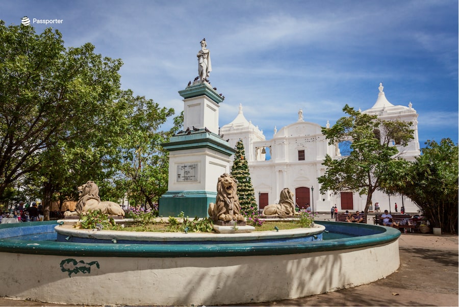 Centro de León na Nicarágua