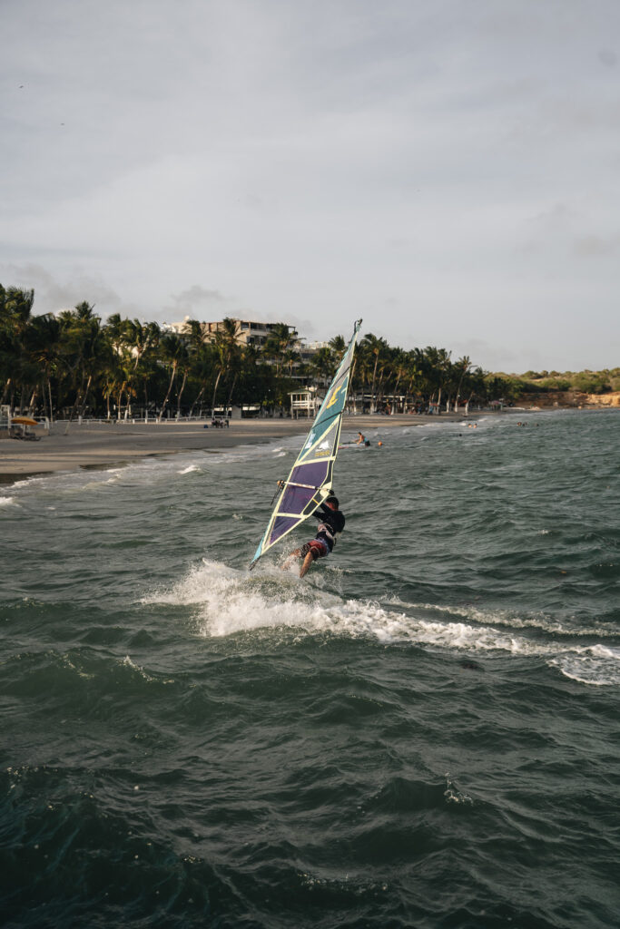 Pratique windsurfe na Isla Margarita