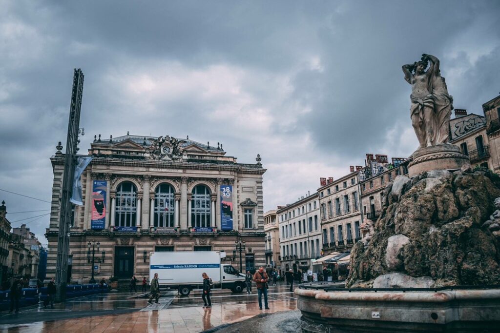 place comédie montpellier voyage france