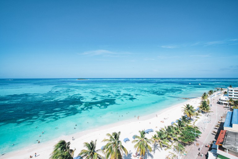 san andres plages colombie