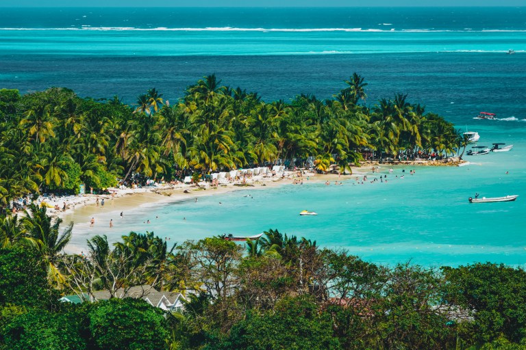 san andres plages colombie