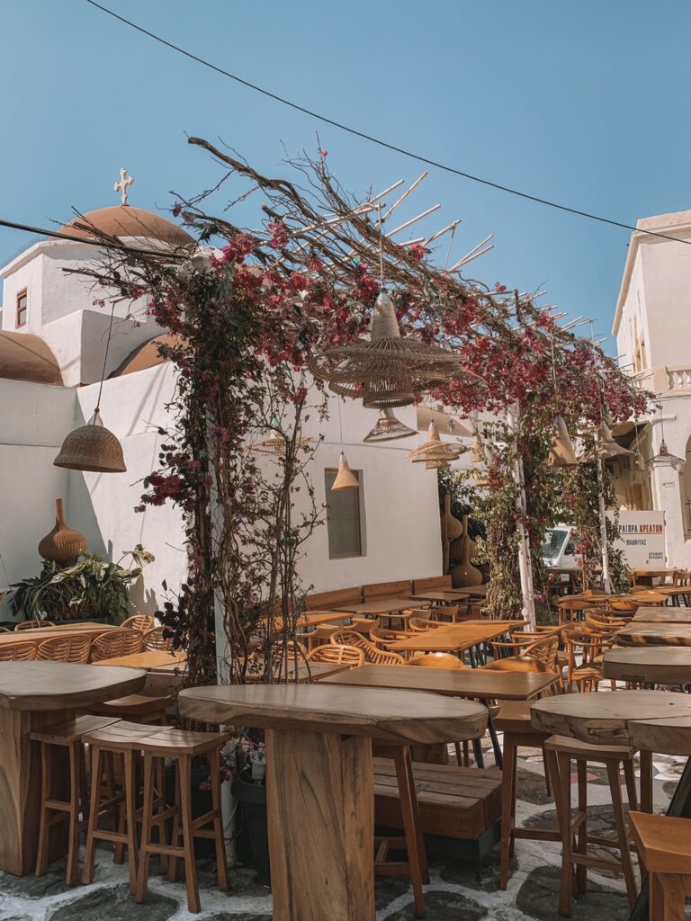 restaurants mykonos grece
