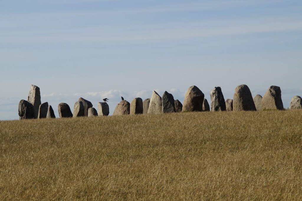 ales stenar voyage a Suède