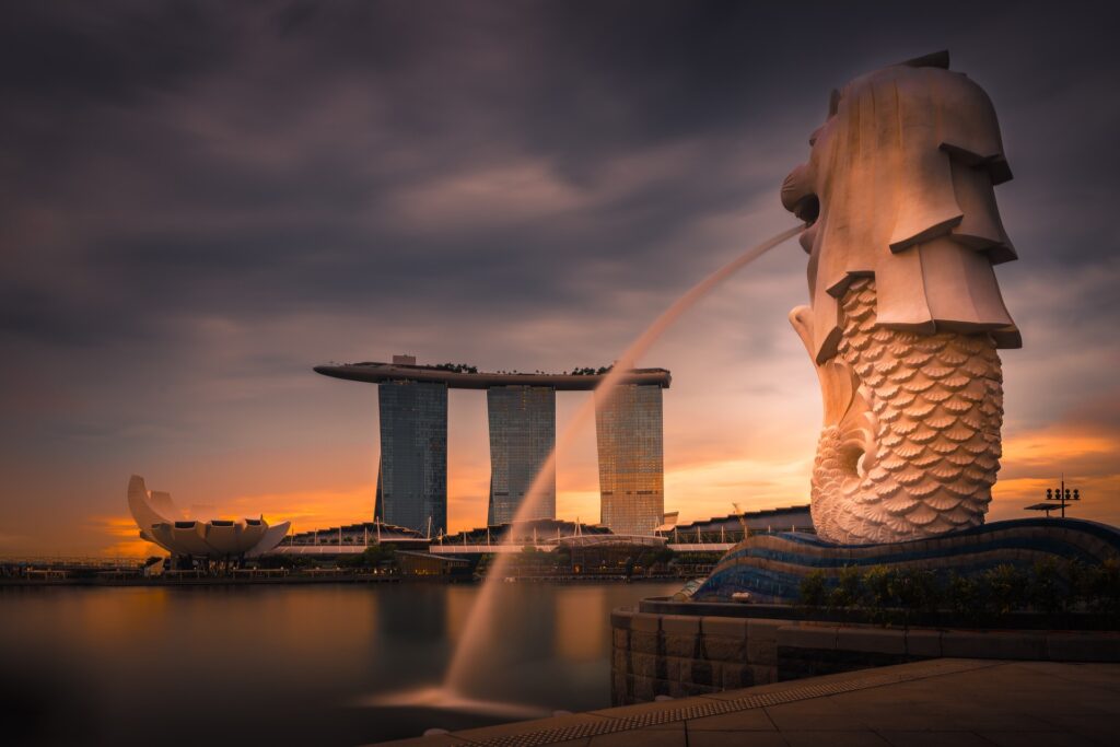 merlion marina bay