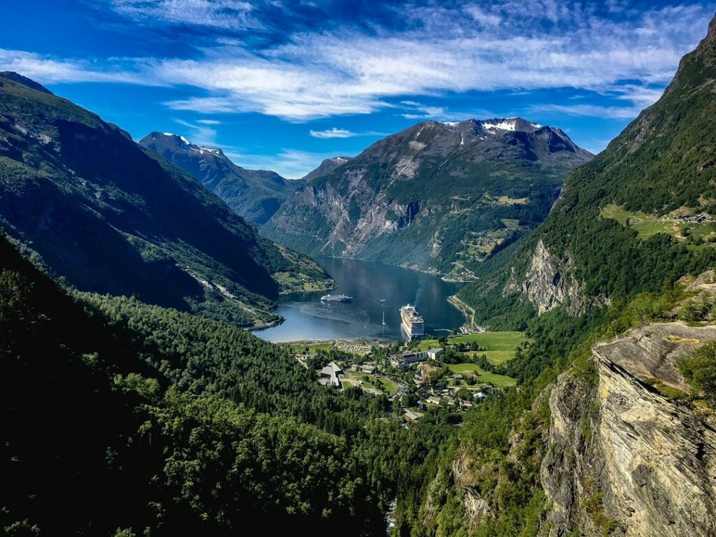 fjord geiranger norvege