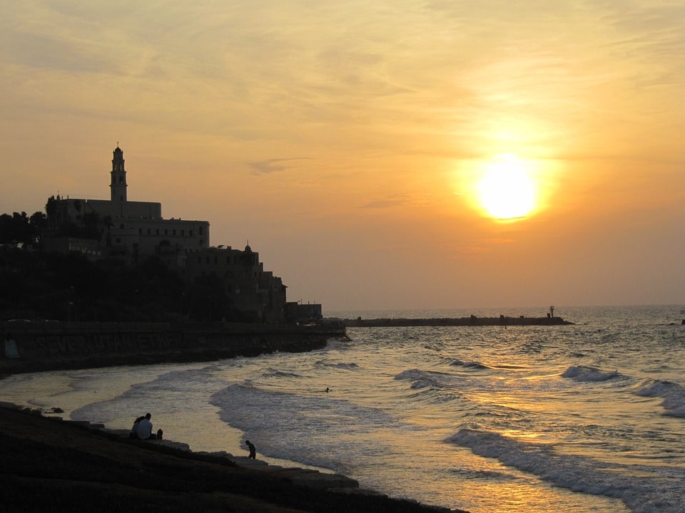 coucher soleil tel aviv