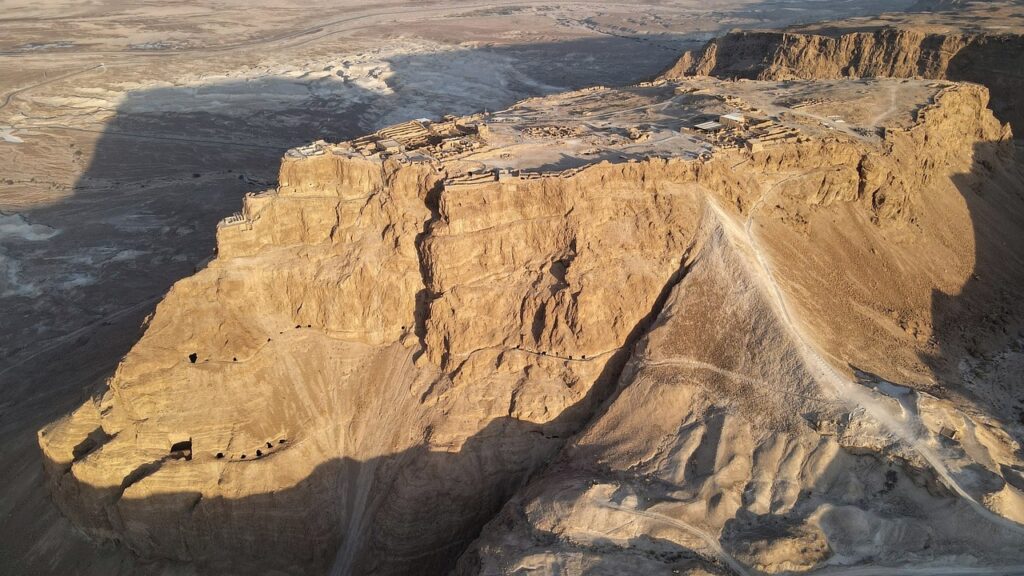 ruines forteresse masada voyage mer morte