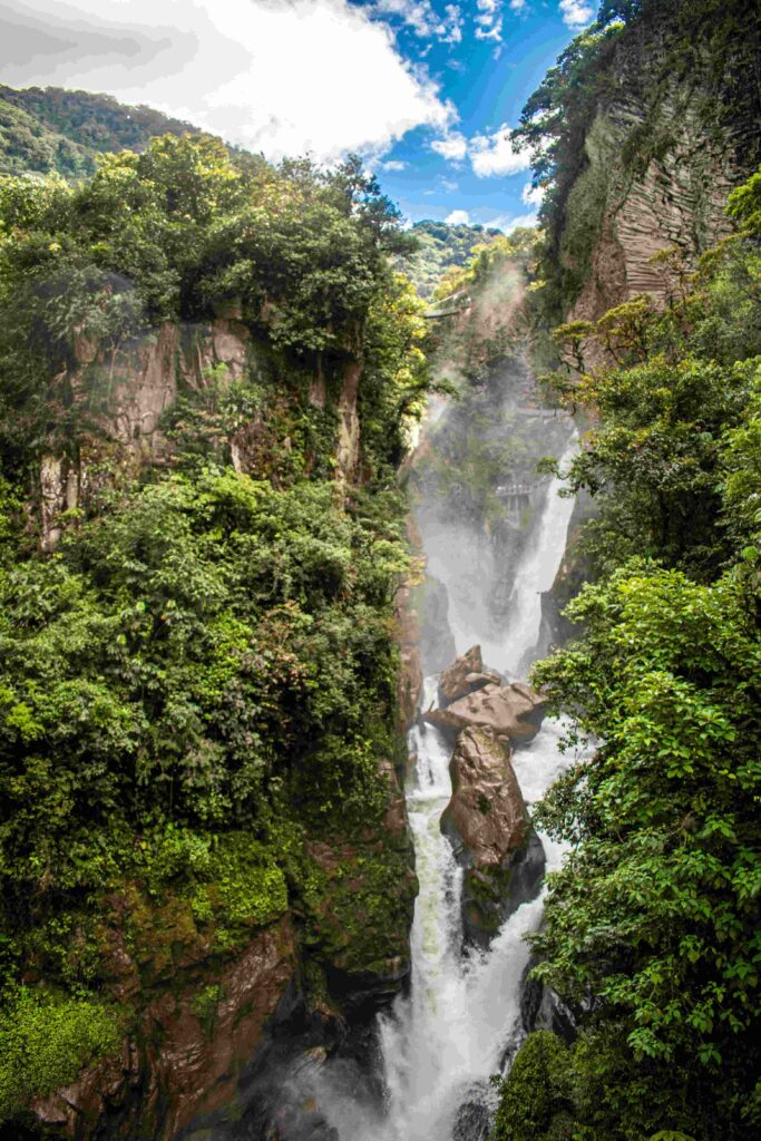 tourisme voyage baños de agua santa