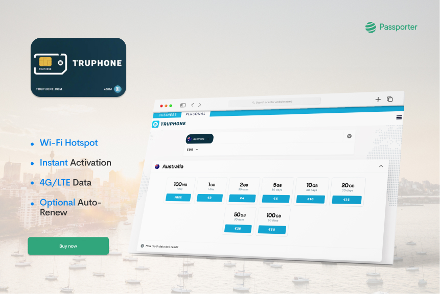 eSIM Truphone Australie