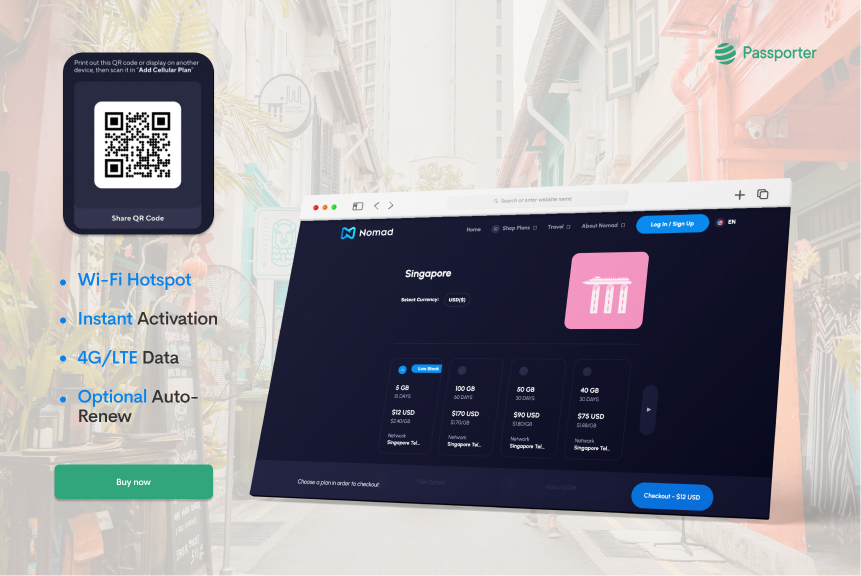 esim singapour nomad
