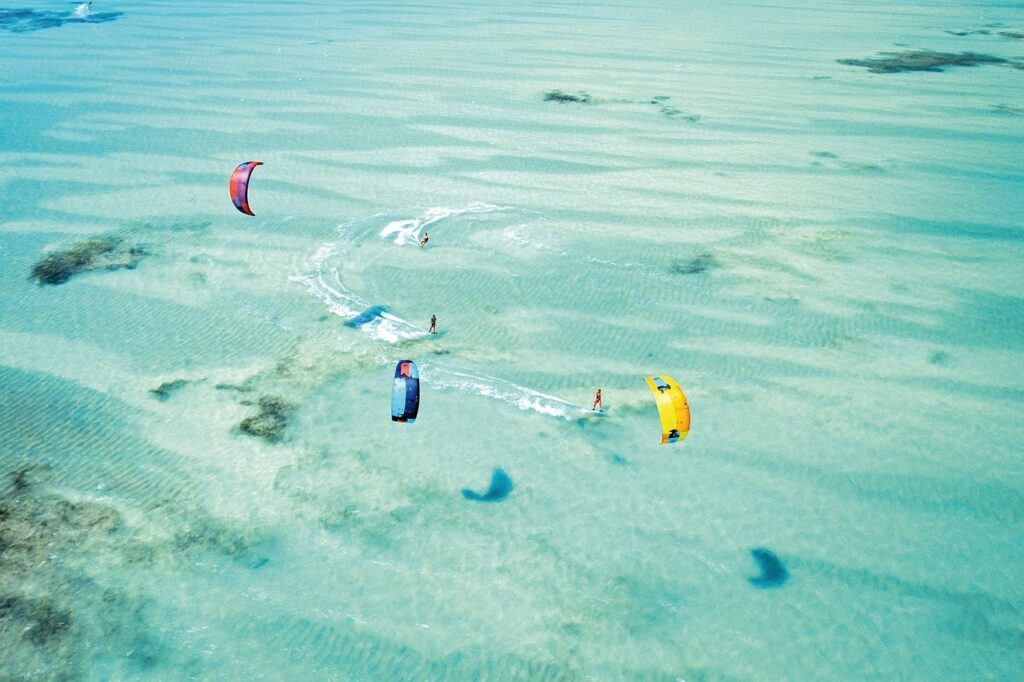 windsurf plages tanzanie
