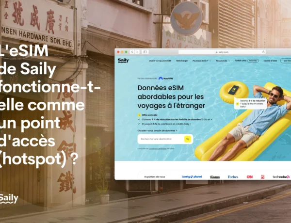 eSIM Saily point d’accès