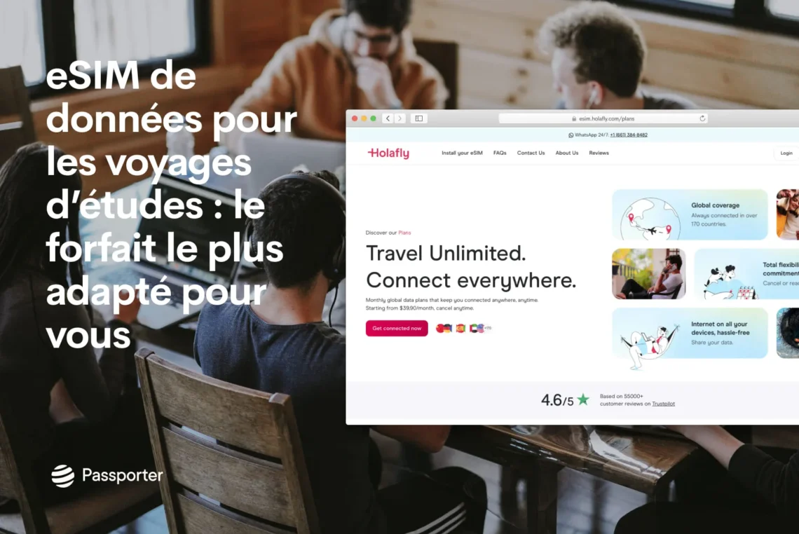 eSIM données voyages études forfaits