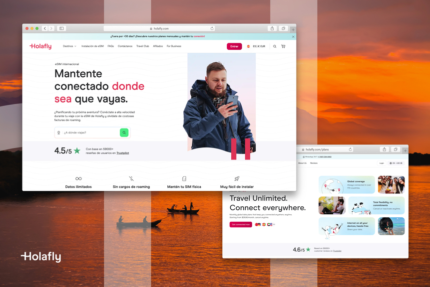 restez connecté holafly plans