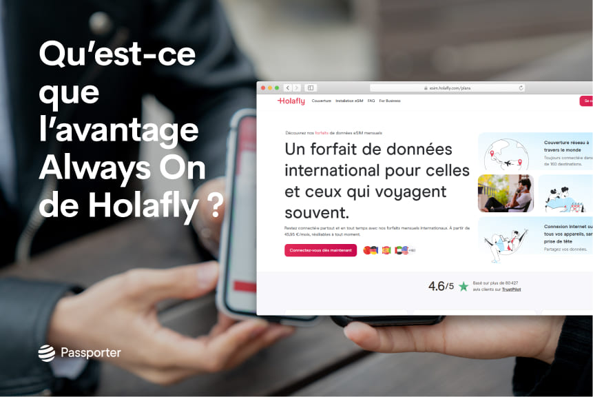 Avantages de la fonctionnalité « toujours active » des plans Holafly
