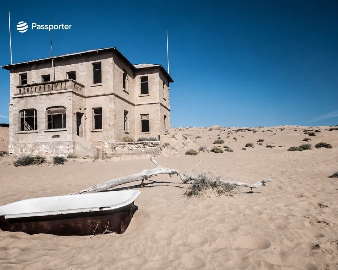 village fantome kolmanskop namibie