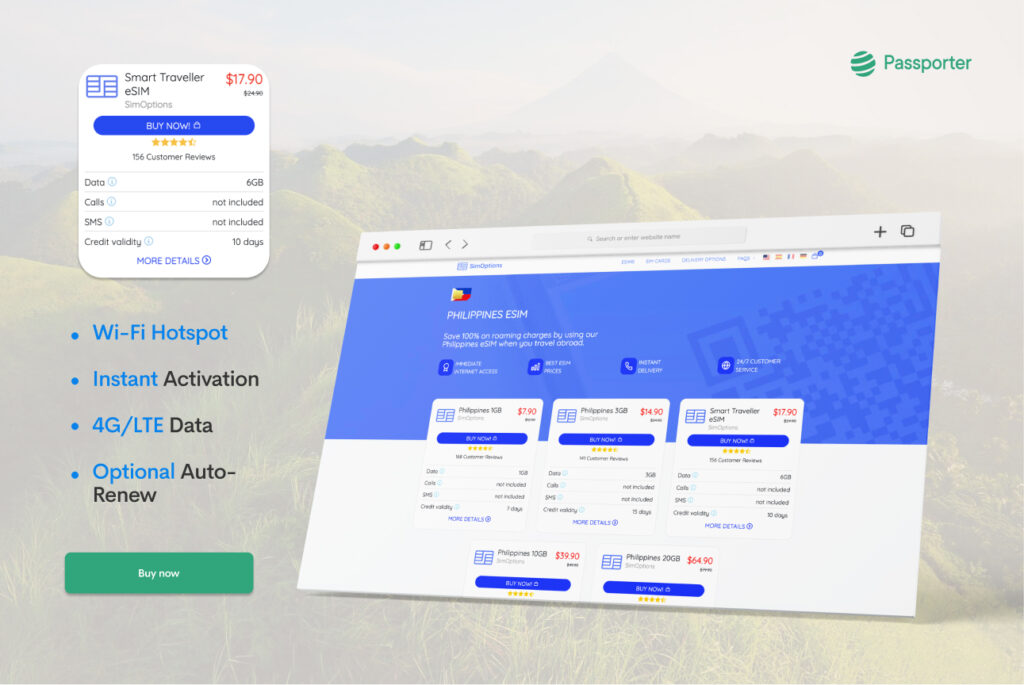 eSIM Filipinas SimOptions