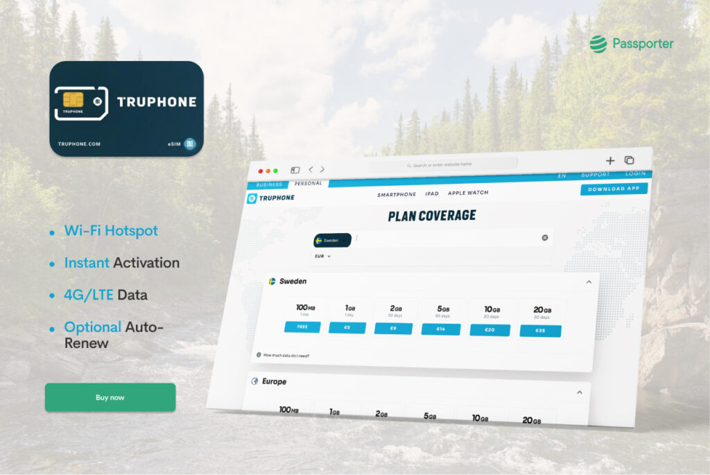  eSIM Suécia Truphone 