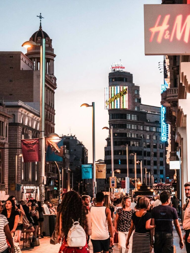 Gran Vía de Madri